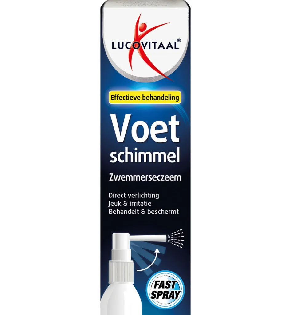 Lucovitaal Voetschimmel Spray Zwemmereczeem (25 ml)