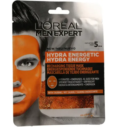 L'Oréal Men expert hydra energetic mask (30 gr)
