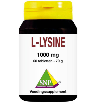 Snp L-lysine 1000 mg (60 tabletten)