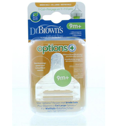 Dr Brown's Options+ Y-speen (2 stuks)