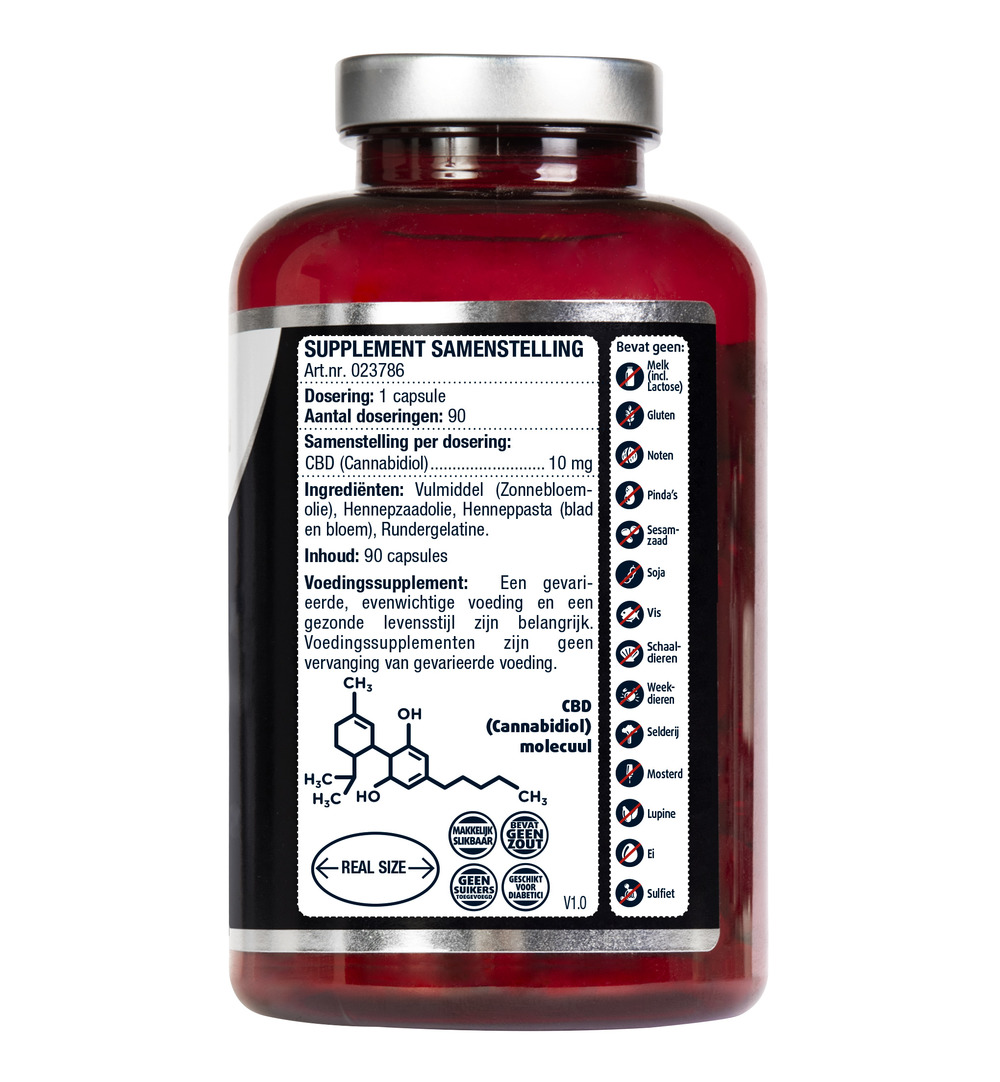 Lucovitaal CBD 10 mg (90 capsules)