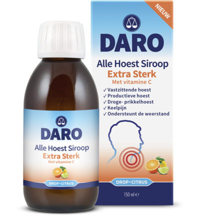 Daro Alle hoest siroop extra sterk met vitamine C (150 ml)