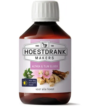 Hoestdrankmakers Althea & tijm elixer (200 ml)