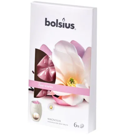 Bolsius True Scents Waxmelts Magnolia (6 stuks)
