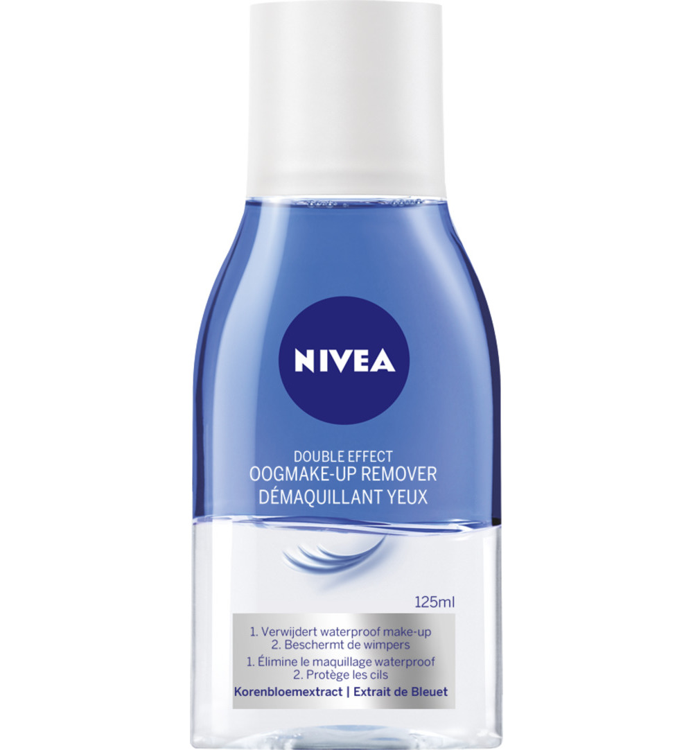 Nivea Visage Double Effect Oogmake Up Remover Waterproof (125 ml)