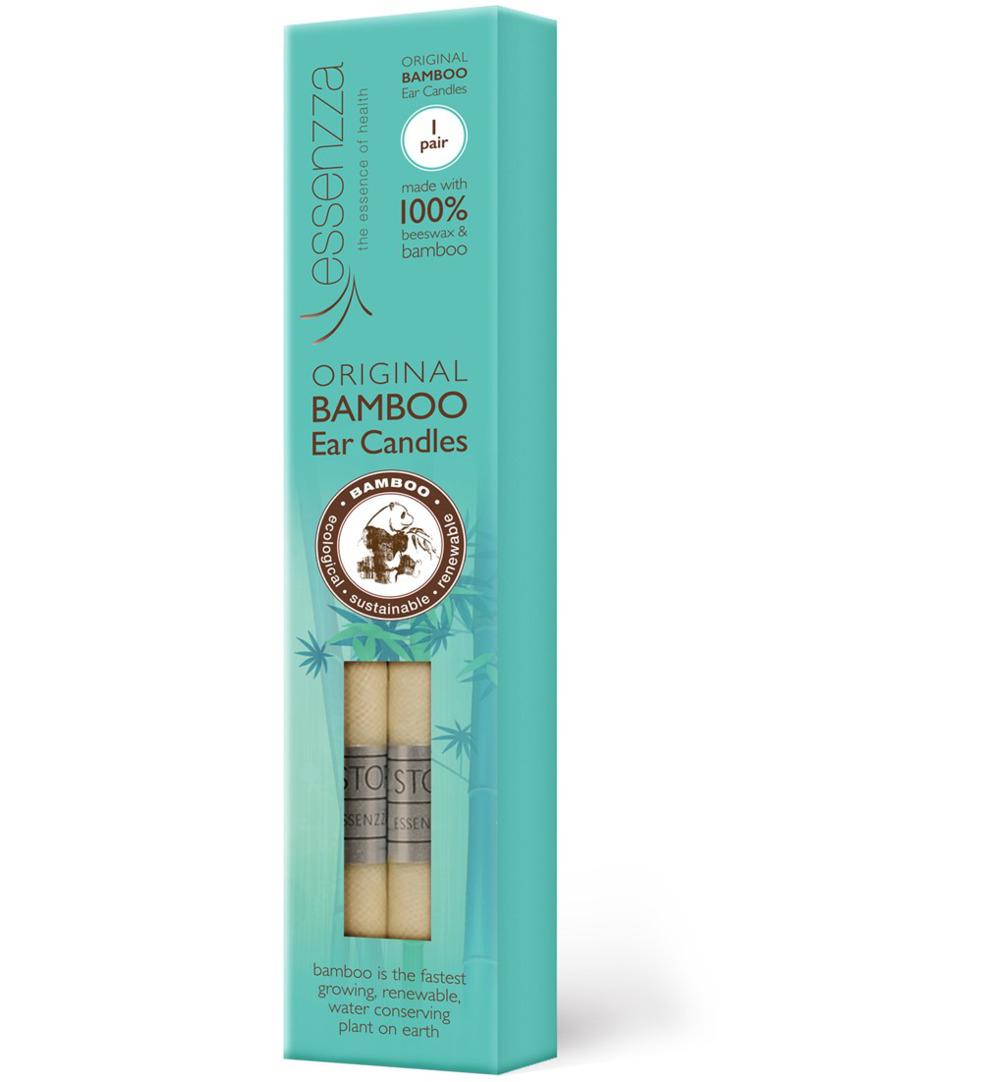 Fuss Free Nat Ear candles bamboo (1 paar)