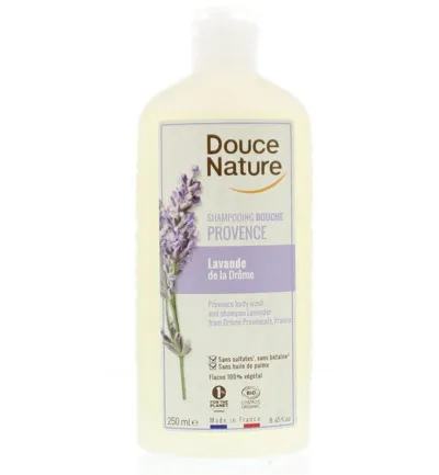 Douce Nature Douchegel & shampoo lavendel provence bio (250 ml)