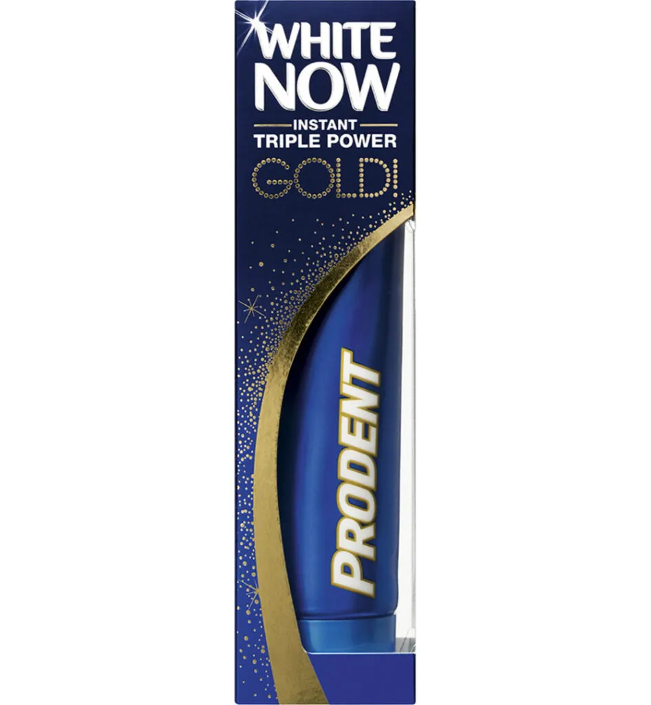Prodent Tandpasta white now gold (75 ml)