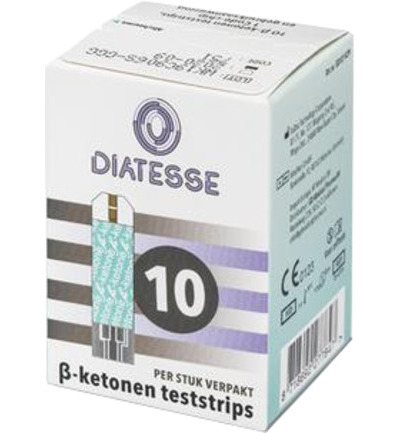 Diatesse Ketone teststrips (10 stuks)