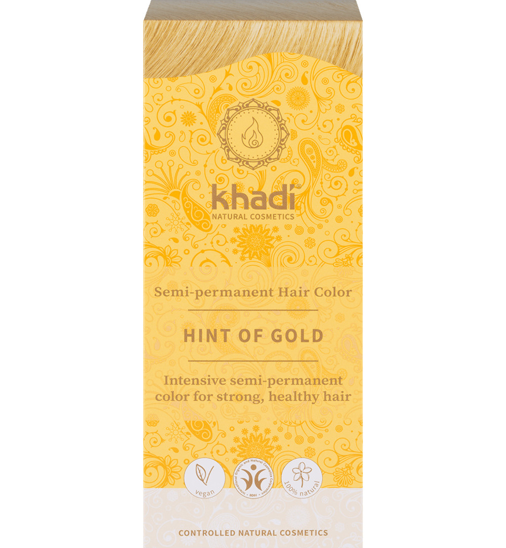 Khadi Haarkleur golden hint (100 gr)