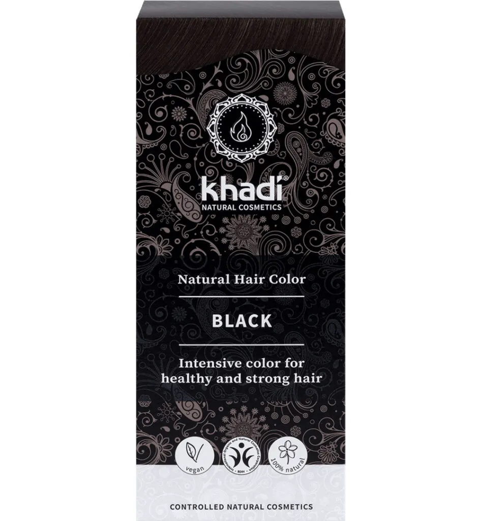 Khadi Haarkleur black (100 gr)