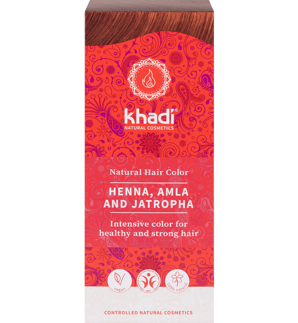 Khadi Haarkleur henna amla & jatropha (100 gr)