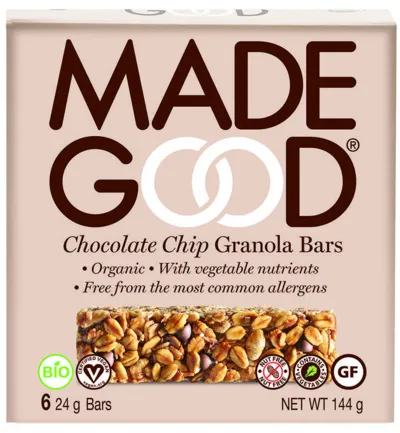 Made Goodgranola Bar Chocolate Chip 24Gram Bio (6 X 24 gr)