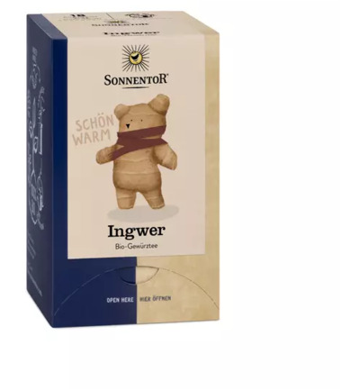 Sonnentor Gember Thee Bio (18 stuks)
