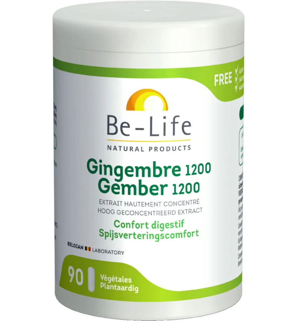 Be-Life Gember 1200 bio (90 vega capsules)