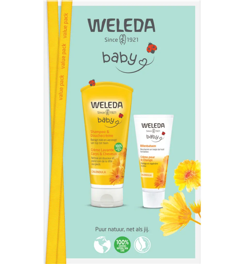 WELEDA Calendula baby billenbalsem voordeel set (1 set)