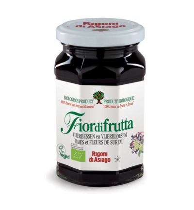 Fiordifrutta Vlierbloesem & vlierbesjam bio (250 gr)