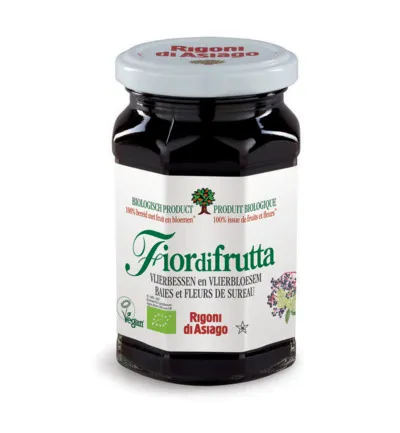 Fiordifrutta Vlierbloesem & vlierbesjam bio (250 gr)