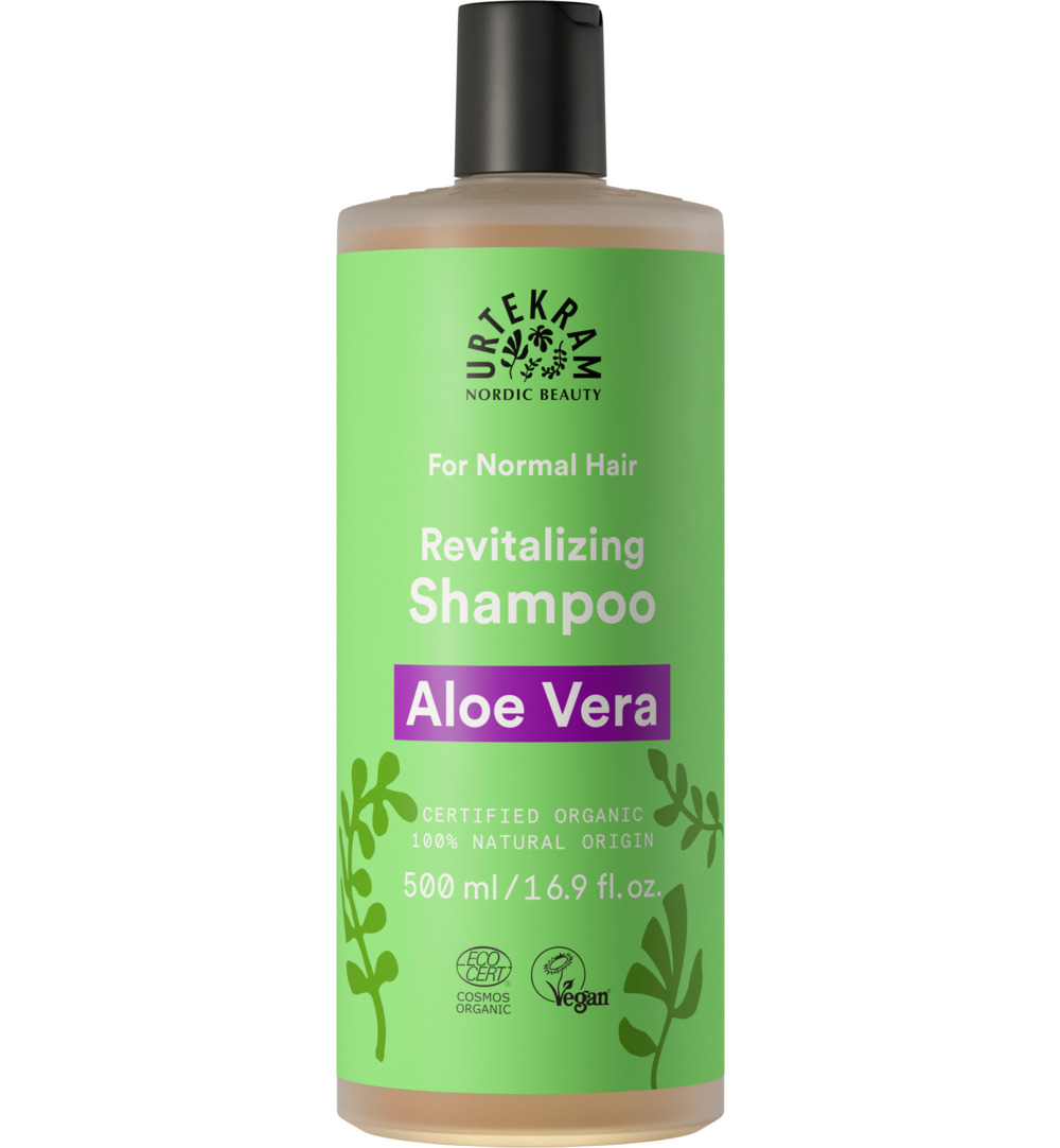 Urtekram Shampoo aloe vera normaal haar (500 ml)