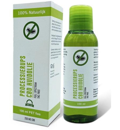 Cannacans CBD Huidolie Processierups (100 ml)