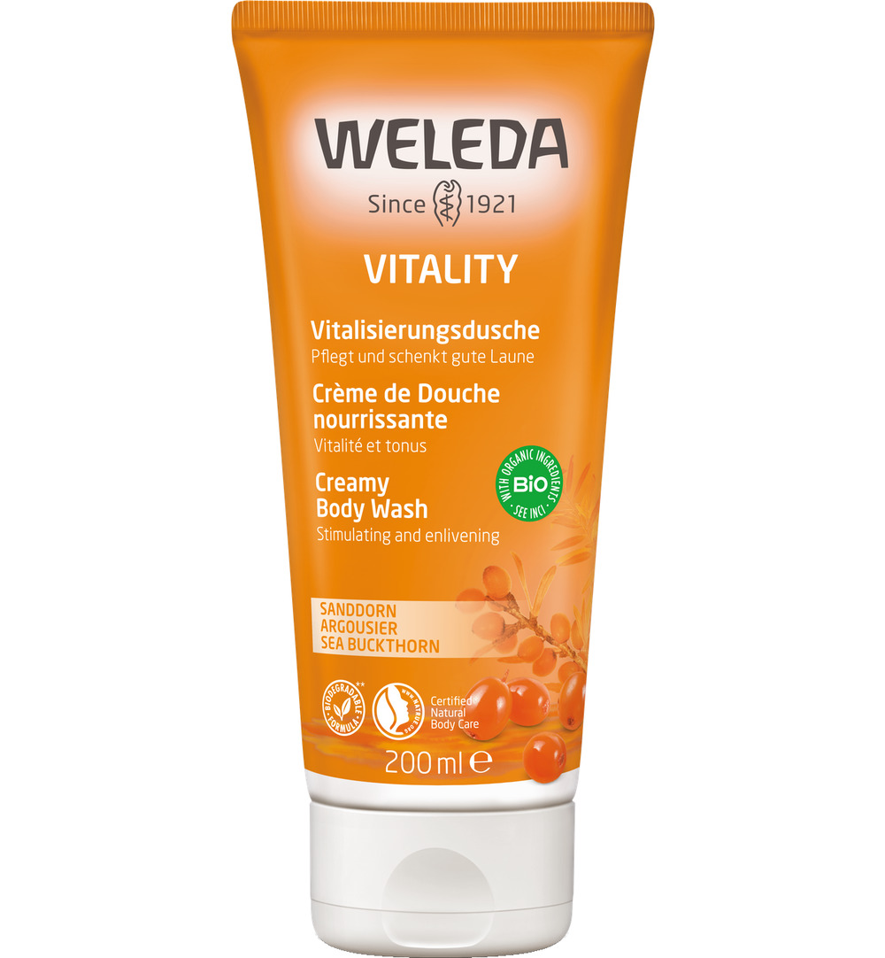 WELEDA Duindoorn vitaliserende douchecreme (200 ml)