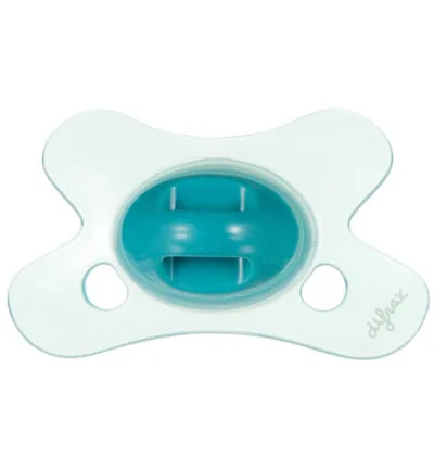 Difrax Fopspeen natural 0-6 maanden ocean (1 stuk)