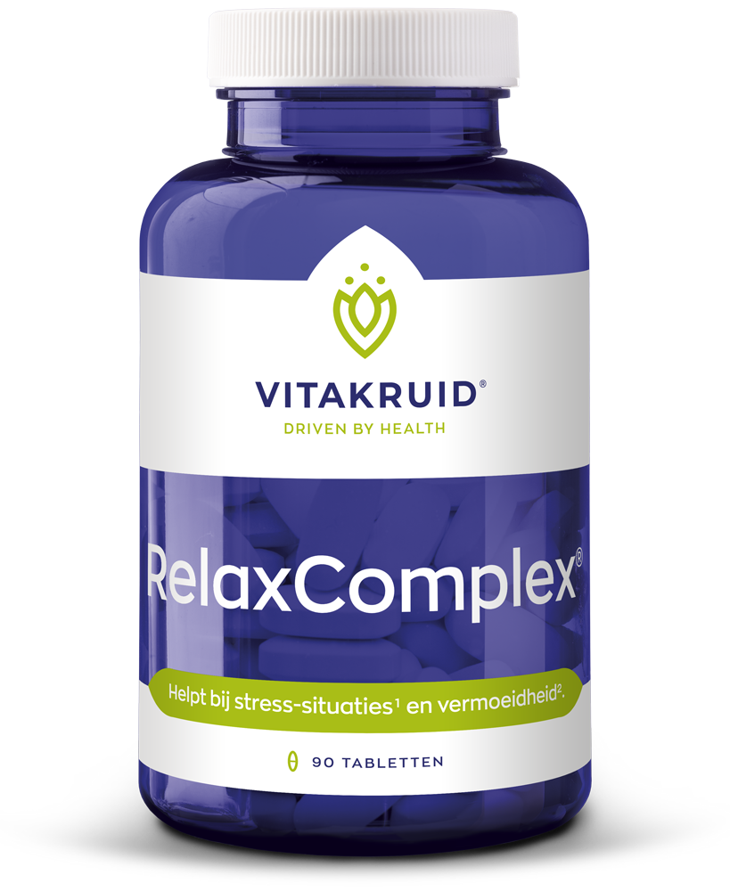 Vitakruid Relaxcomplex Oa Magnesium Tauraat & Vitamine D3 (90 tabletten)