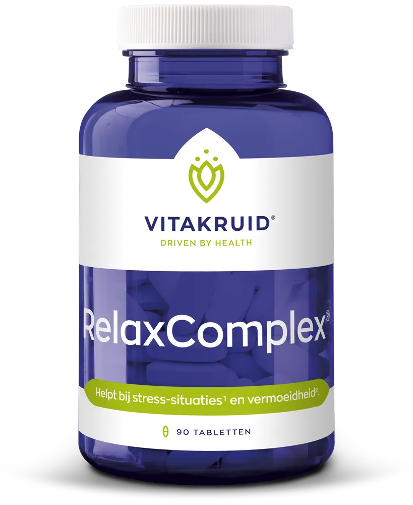 Vitakruid Relaxcomplex Oa Magnesium Tauraat & Vitamine D3 (90 tabletten)