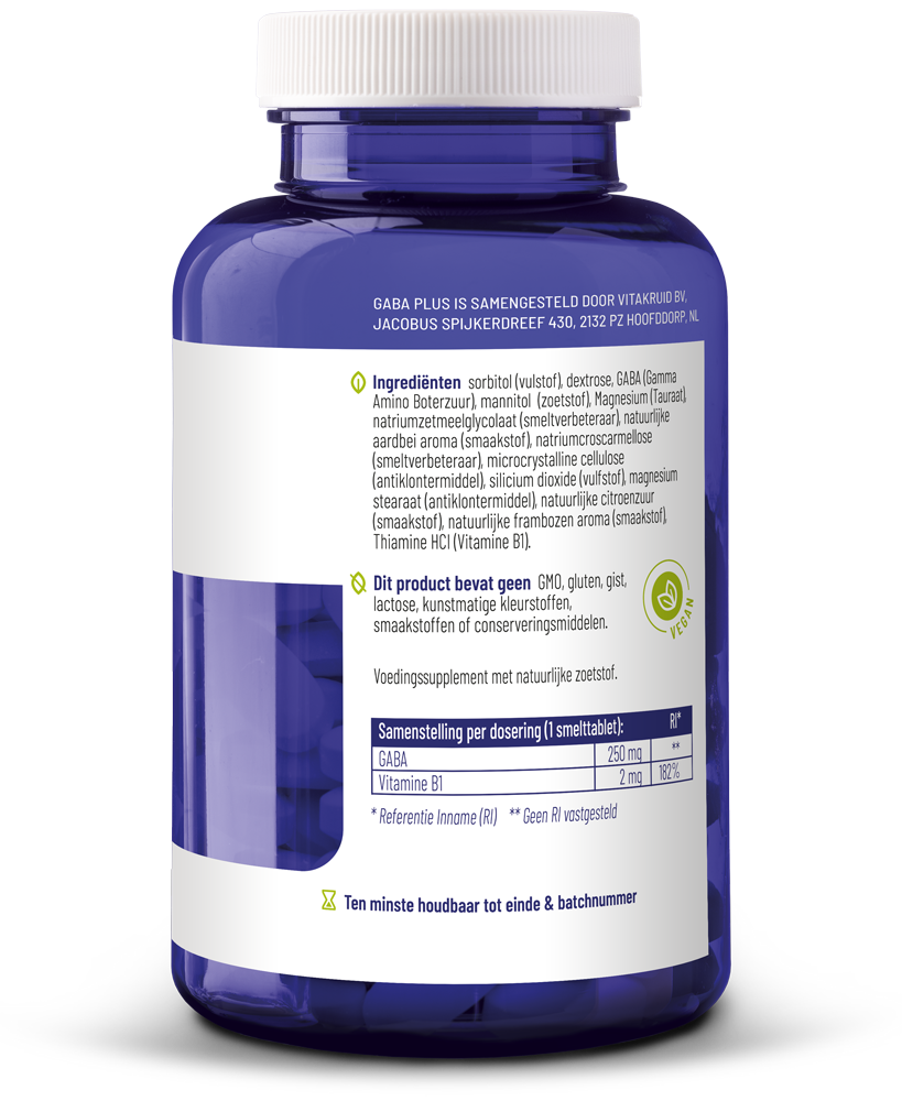 Vitakruid Gaba Plus (180 stuks) - image 2