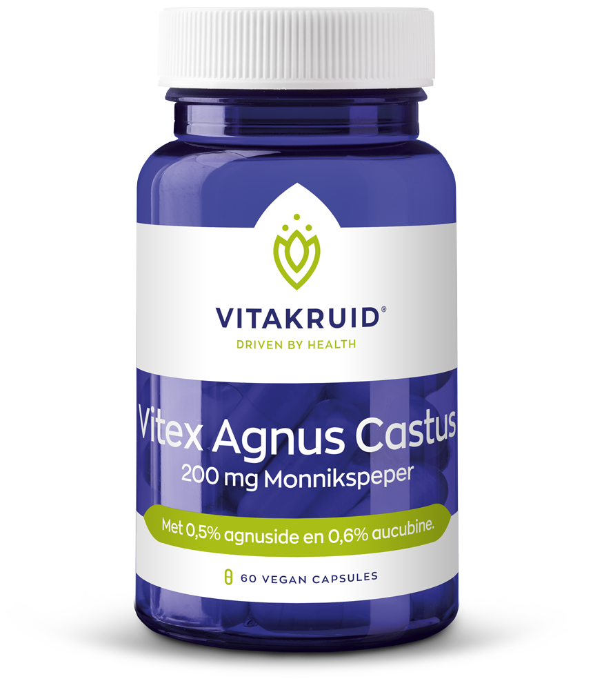 Vitakruid Vitex Agnus Castus 200 Mg Monnikspeper (60 vega capsules)