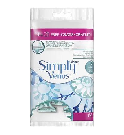 Gillette Venus wegwerpmesjes 4 + 2 (6 stuks)