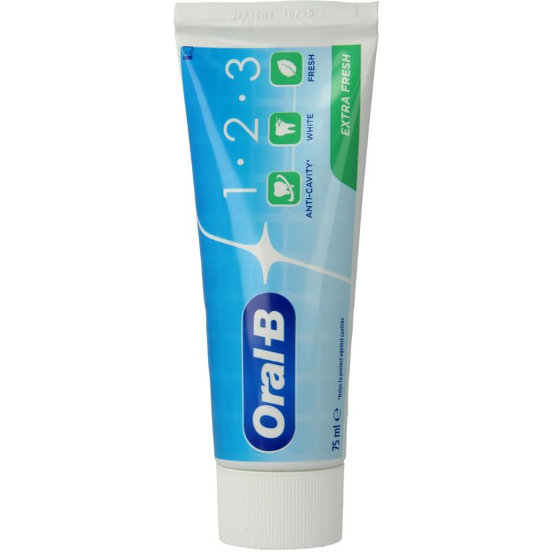 Oral B Tandpasta fresh 123 (75 ml)