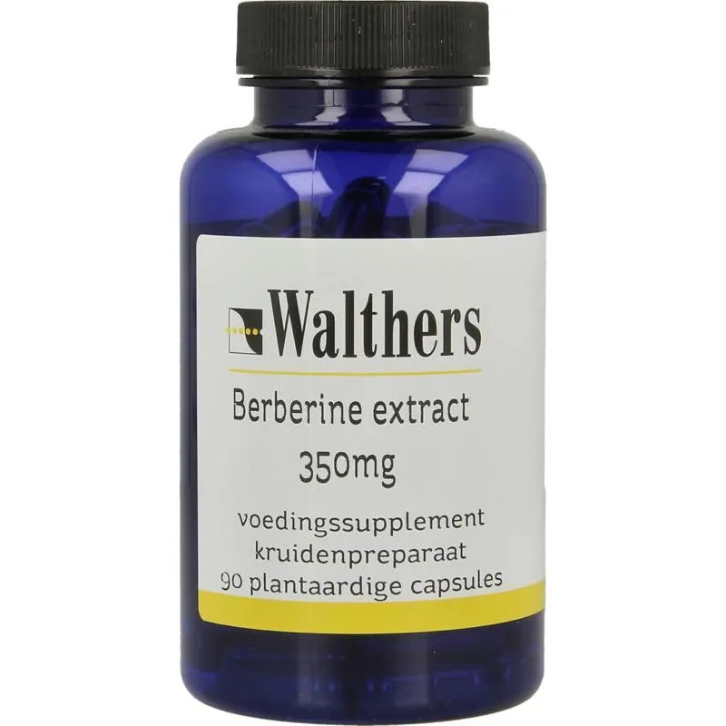 Walthers Berberine HCI extract 350 mg (90 vega capsules)