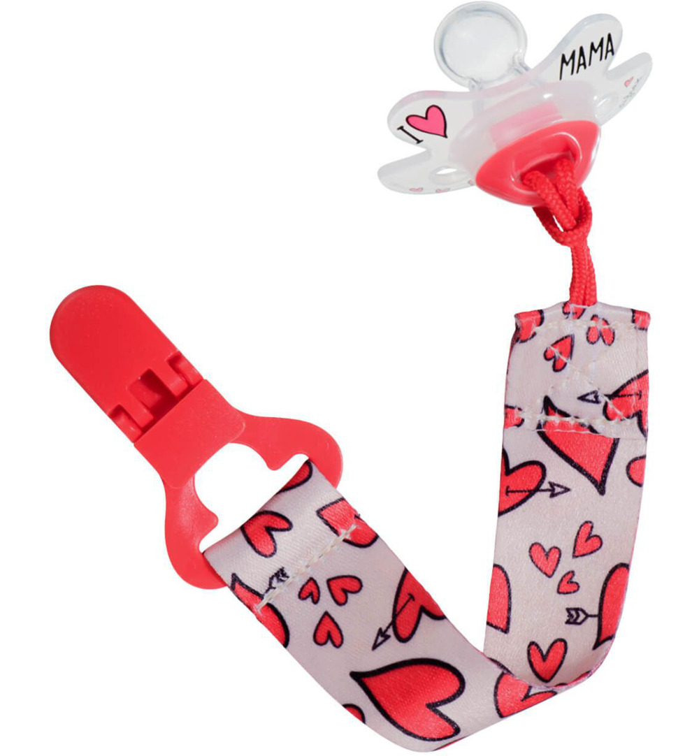 Difrax Fopspeen koord I love (1 stuk)