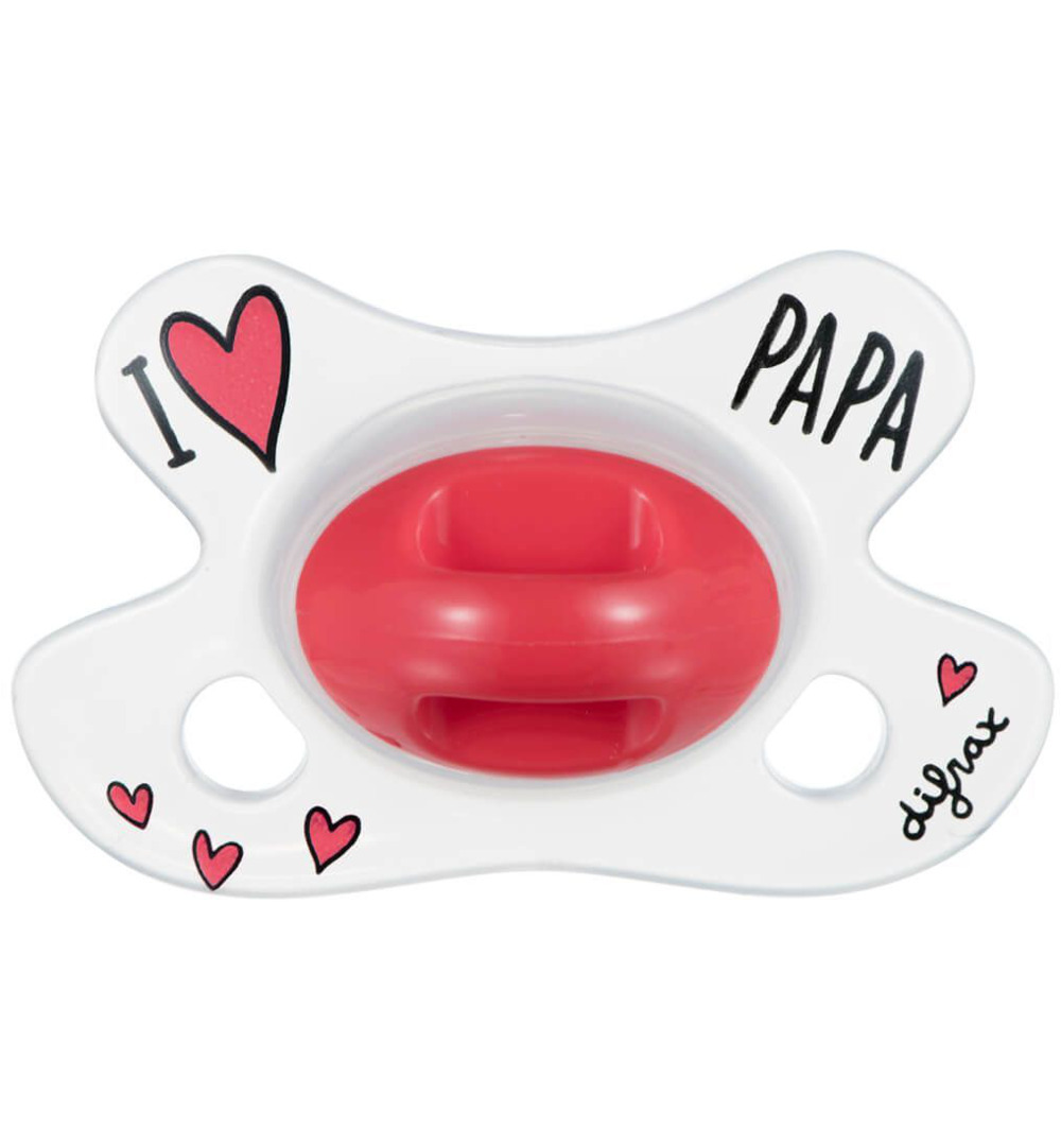 Difrax Fopspeen newborn I love (1 stuk)