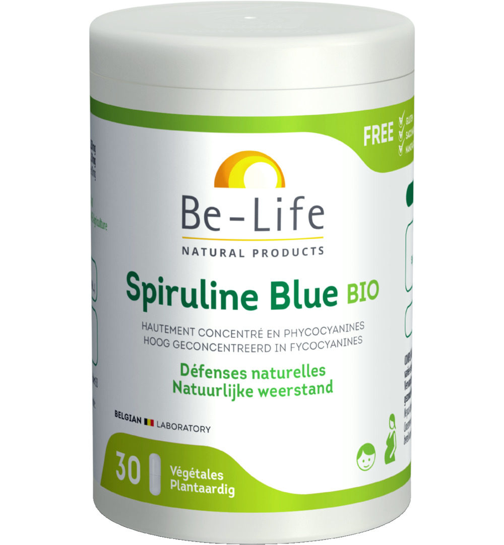 Be-Life Blauwe spirulina bio (30 capsules)
