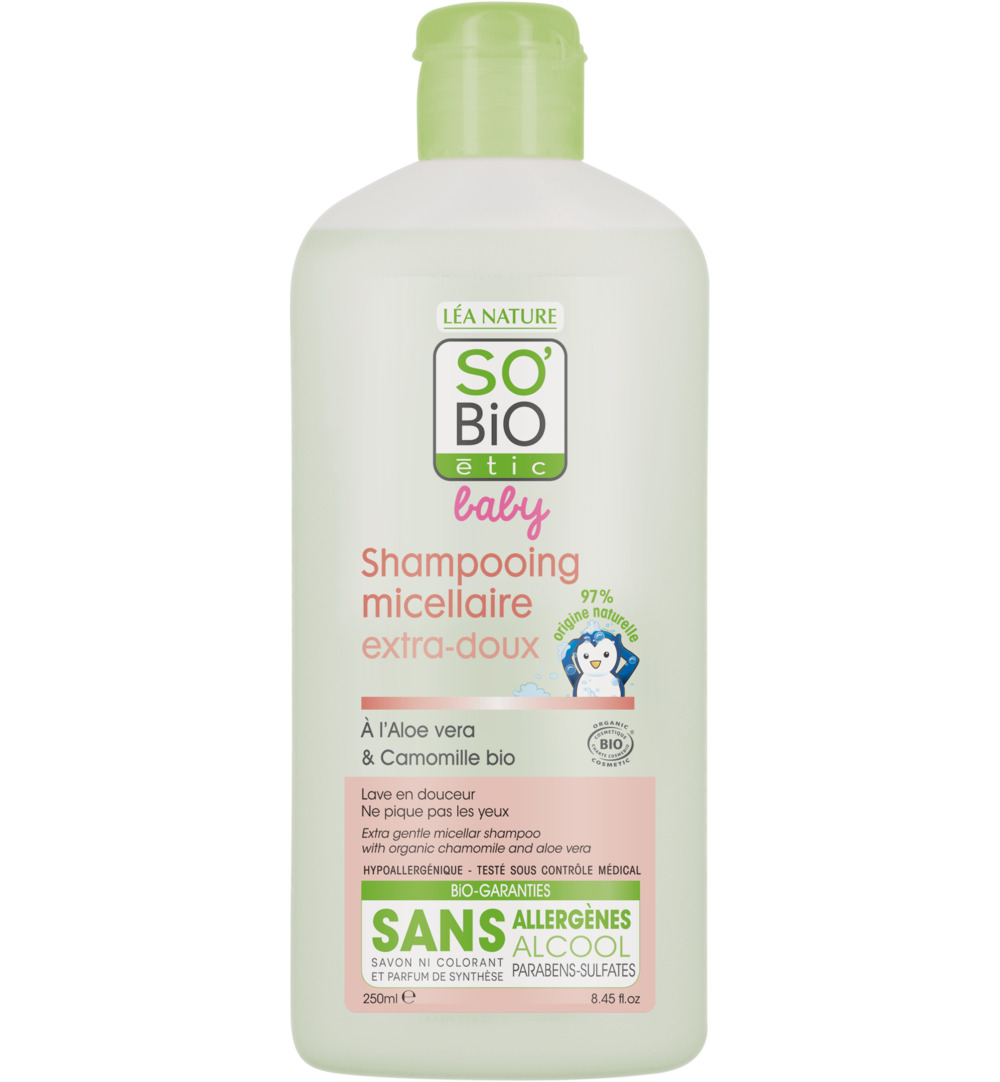 So Bio Etic Baby shampoo micellair (250 ml)