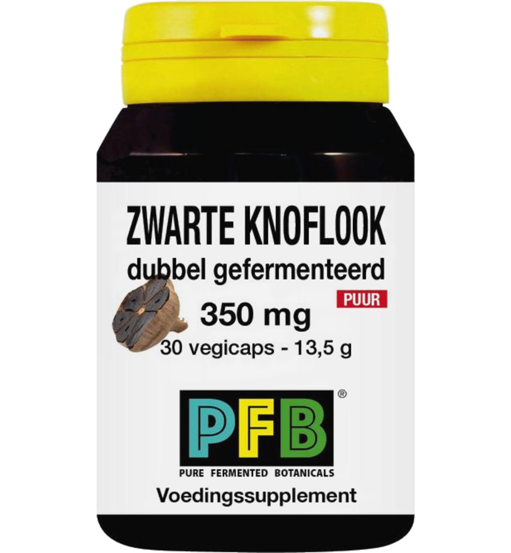 Snp Zwarte knoflook dubbel gefermenteerd (30 vega capsules)