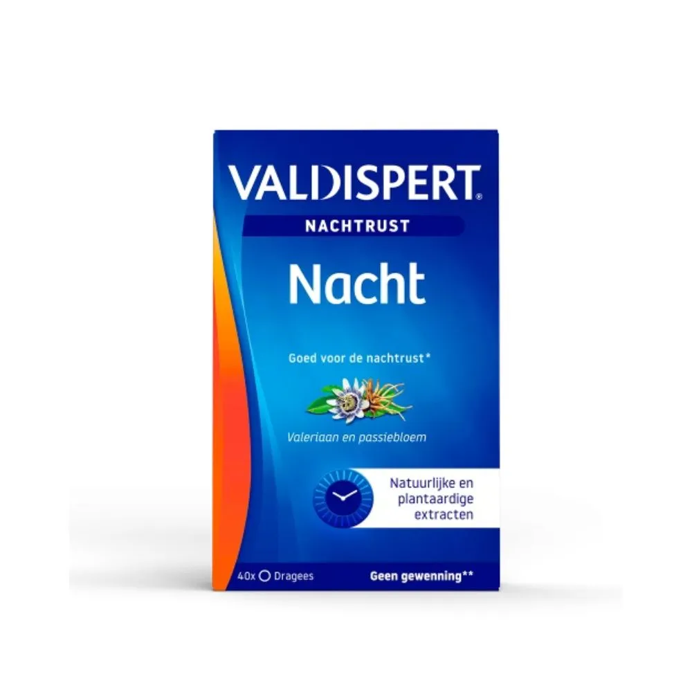 Valdispert Nacht Sterk (40 Dragees)