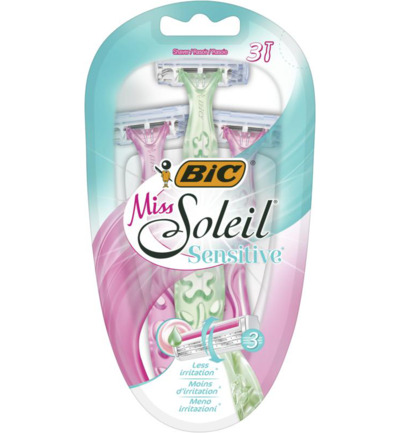 Bic Miss soleil sensitive shaver (3 stuks)
