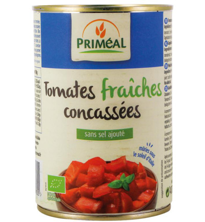 Priméal Tomatensaus Met Stukjes Bio (400 gr)
