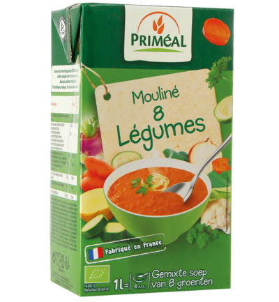 Priméalgroentesoep Met 8Groentes Bio (1000 ml)