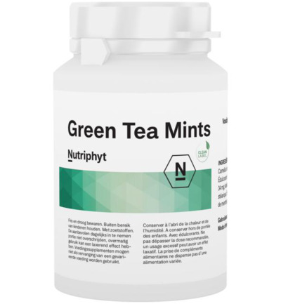 Nutriphytgreen tea mints (120 tabletten)