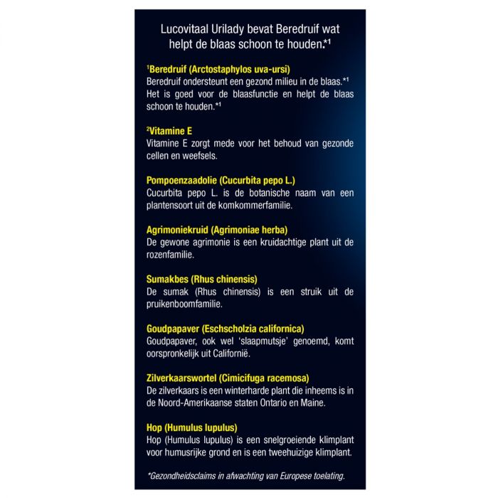 Lucovitaal Urilady (60 capsules) - image 2