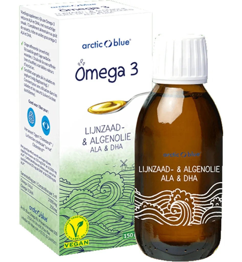 Arctic Blue Lijnzaad- & Algenolie Ala & Dha (150 ml)