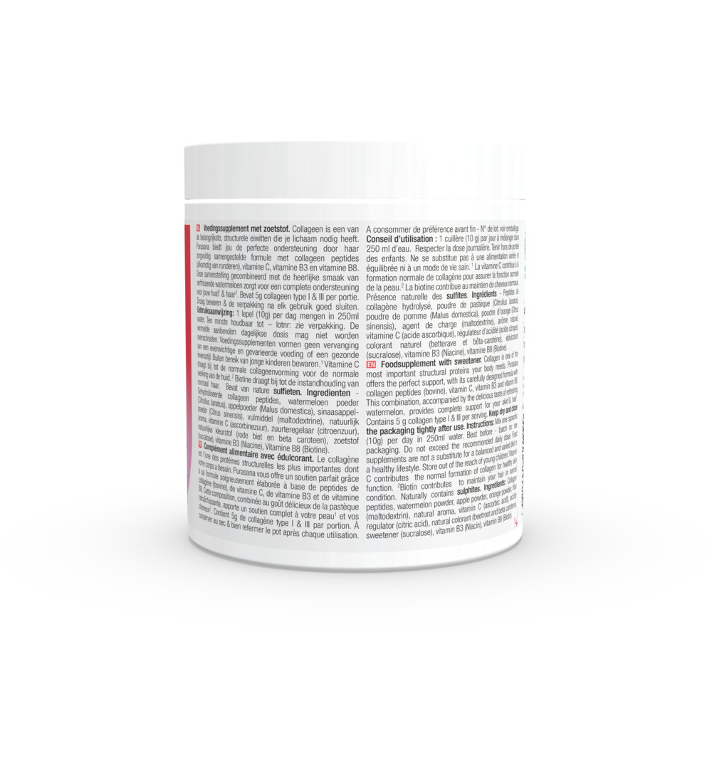 Purasana Collagen Watermeloen (250 gr)