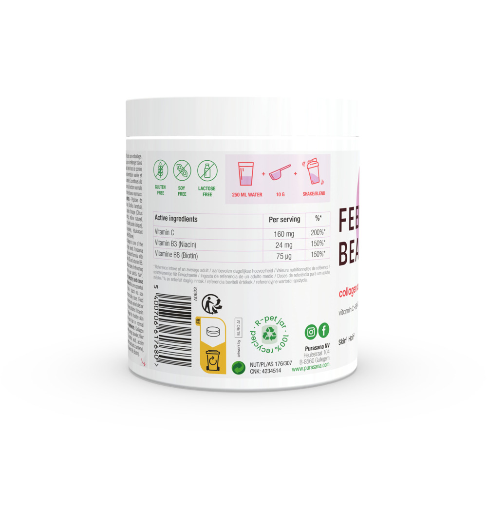 Purasana Collagen Watermeloen (250 gr) - image 2