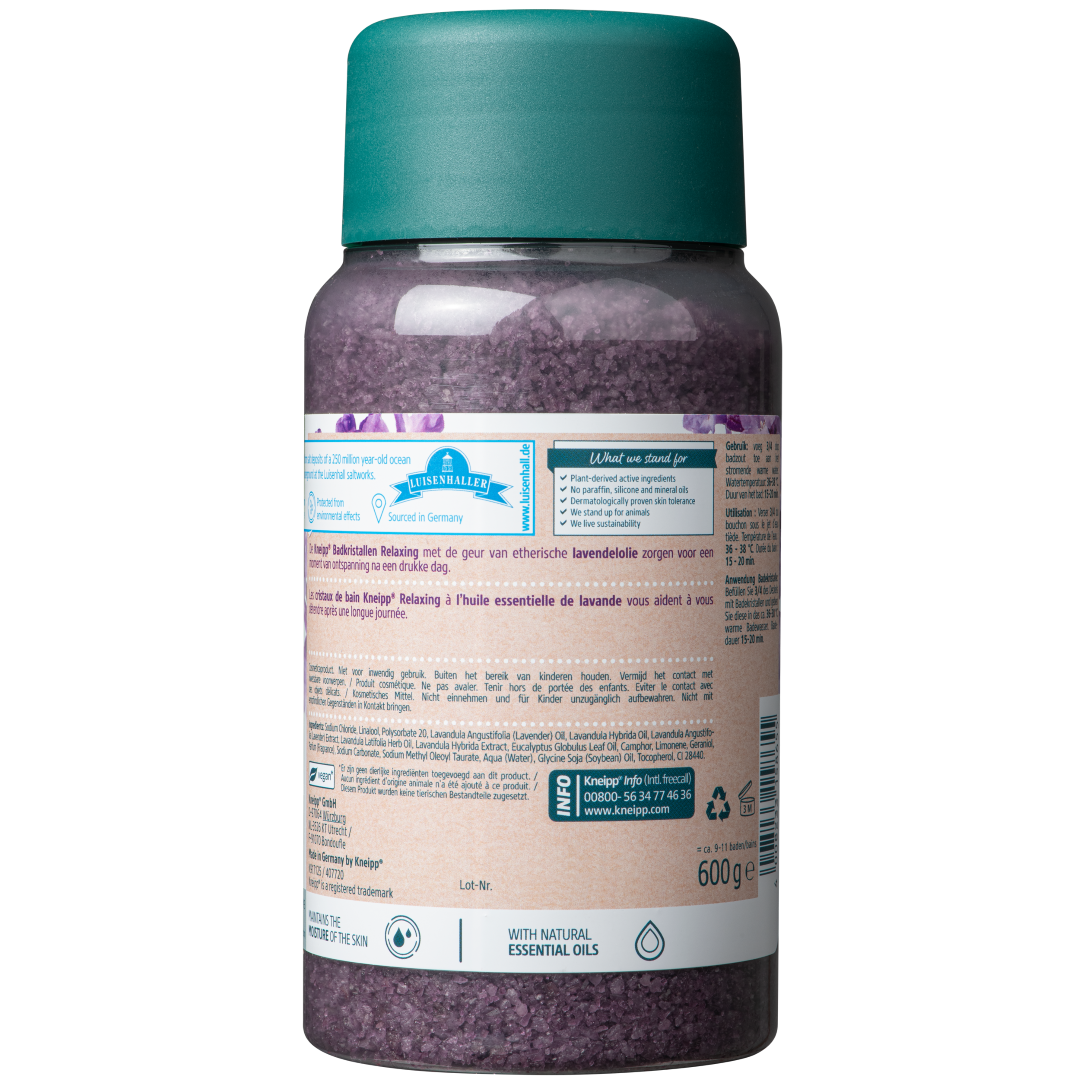 Kneipp Badkristal relaxing lavender (600 gr)