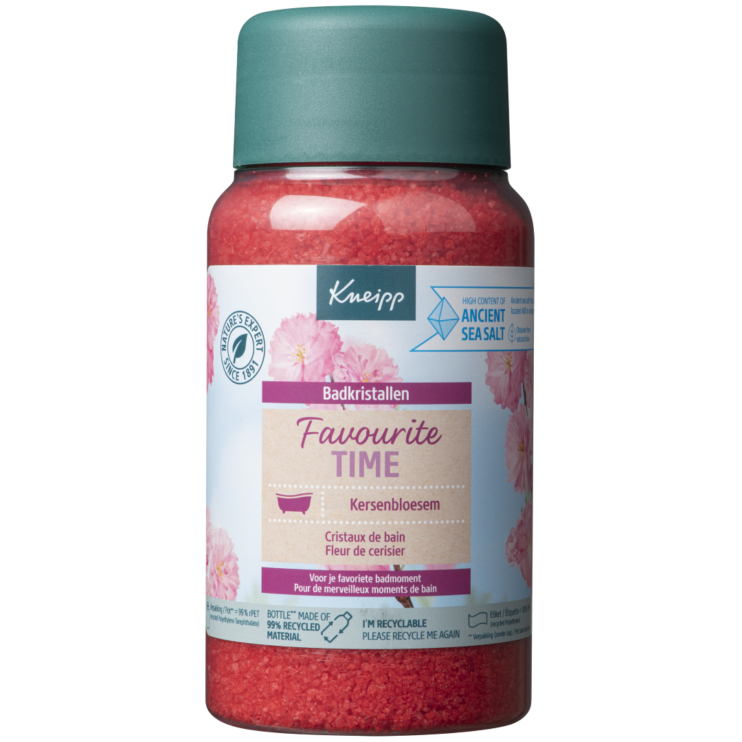 Kneipp Badkristallen favourite time cherry blossom (600 gr)