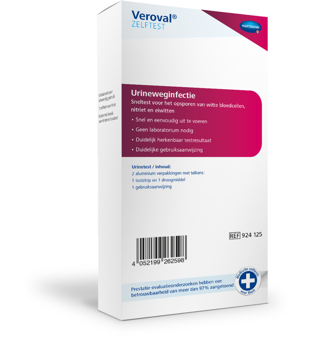 Veroval Zelftest Urineweginfectie (2 stuks)
